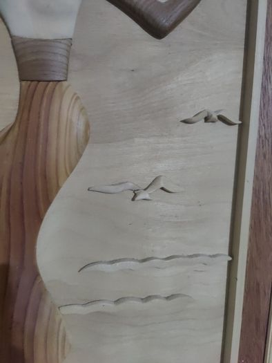 hand crafted wooden wall art