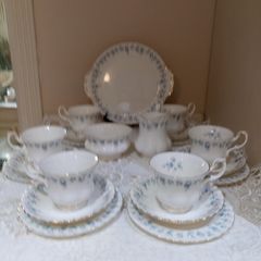 Royal Albert "Memory Lane" 21 Piece Tea Set, Bone China