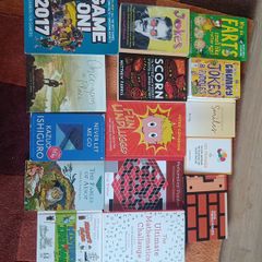 5 euro each. Various joke, maths and other books