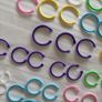 Binder Rings Plastic Multicolour Various Sizes Image 4