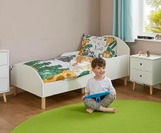 House Toys Kids White Toddler Bed