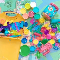 Large Play Doh Bundle with trolley bag