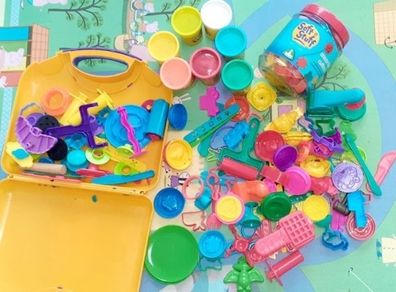 Large Play Doh Bundle with trolley bag