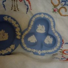 Wedgwood Blue Jasperware Trinket dish