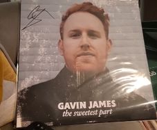 Gavin James Autographed the sweetest part signed vinyl