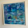 Large Framed Original Seascape in Abstract by Artist Irish Art Original Art Abstract Art Image 5
