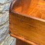 Victorian Pine Side Table with Gallery Back. Image 4