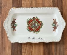 Scottish tartan Sandwich Plate
