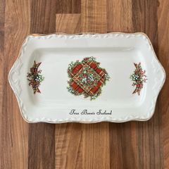 Scottish tartan Sandwich Plate