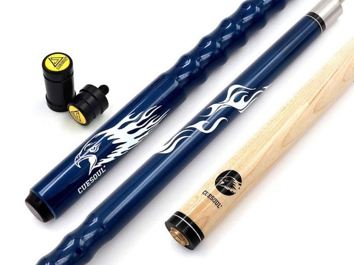58" 21oz Maple Pool Cue Stick 13mm tips, Very Nice Grip, with Joint Protector/Shaft Protector MULTIPLE COLOURS AVAILABLE (FREE POSTAGE)