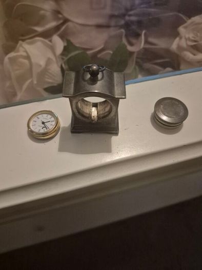 Japanese movement DD quartz antique minature clock