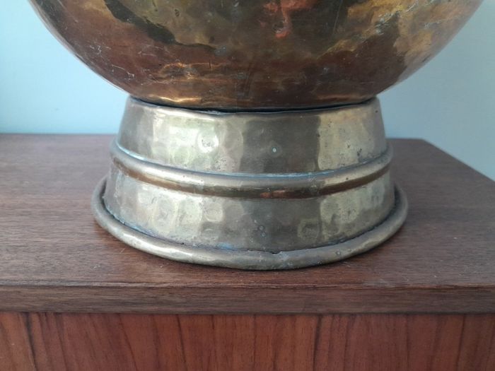 Solid Brass Coal Bucket Helmet