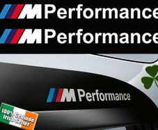 2x BMW M Performance Vinyl Stickers Decal for all models