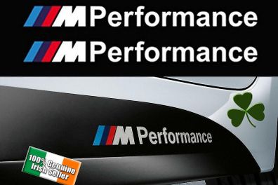 2x BMW M Performance Vinyl Stickers Decal for all models