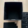 Amazon Basics Collapsible Fabric Storage Cubes with Oval Grommets - 6-Pack, Black Image 5