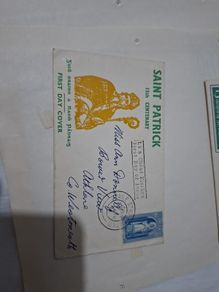 St.Patrick Commemorative Stamp 1961 -First Day Cover