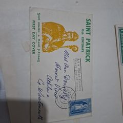 St.Patrick Commemorative Stamp 1961 -First Day Cover