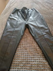 River Island leather faux leggings