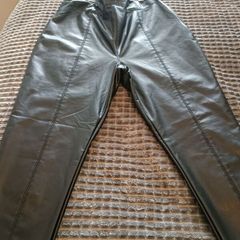 River Island leather faux leggings