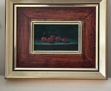 Original oil painting by artist Maria Sas,