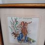2 x vintage framed peter rabbit pictures Image 4