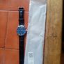 Nice New man's watch. Blue face. Black strap. Image 2