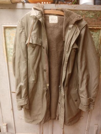 vintage German army parka
