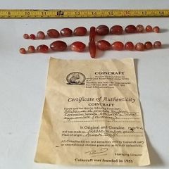 25 1900BC Carnelian Ancient Egypt Beads(With COA)