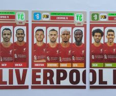 Liverpool Footbal Cards (set Of 3) Panini Top Class 2022