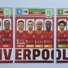 Liverpool Footbal Cards (set Of 3) Panini Top Class 2022