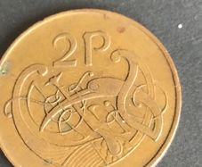 1971 Irish Two Pence coin