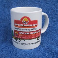 MOTHER HUBBARDS (truck stop & restaurants) - a merchandise/souvenir mug (c.1990's)