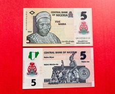 Nigeria   5 Naira 2022 Polymer / Plastic  ( Uncirculated )
