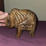 Carved Wooden Elephant figure Image 6