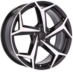15" Bonneville Black Alloy Wheels Vw Audi Seat Skoda Subaru Toyota 5x100