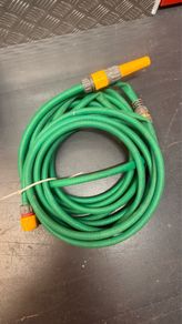 Garden Hose with Spray Nozzle and Connectors