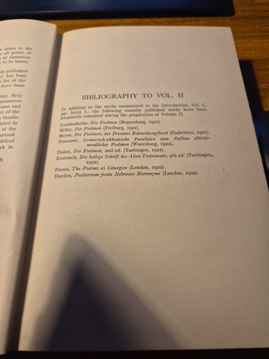 1926, Antique Find. The Psalms Patrick Boylan. A study of the Vulgate Psalter in the Light of the Hebrew Text. 2 Volumes. Vintage. Religious.