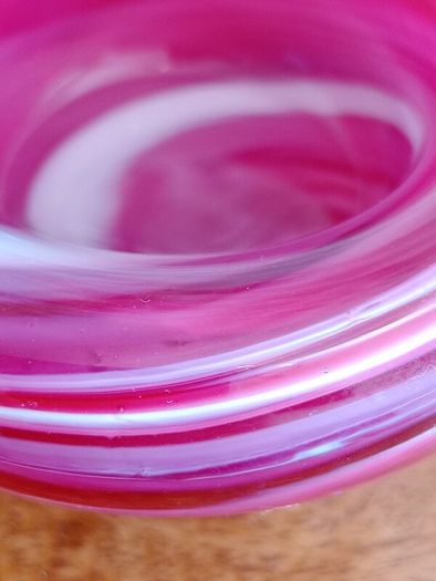 Signed Veletta Glass Pin Dish