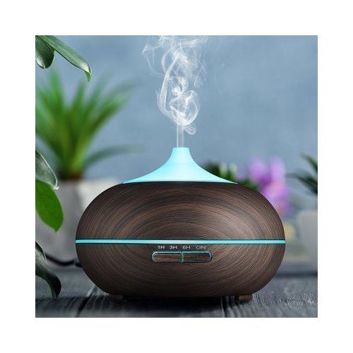 Ultrasonic Essential Oil Aroma Diffuser Mist Humidifier 7 Colors LED Light Timer + 1 Oil