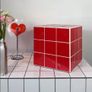Handmade Designer Tile Cube Side Table / Stool,  Gloss Ceramic Statement Piece Image 4