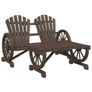 4 Piece Garden Lounge Set Solid Wood Fir Image 3