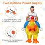 Inflatable Costume Chicken Halloween Costumes Adult Kid Inflatable Costumes for Men Women Blow up Costumes Funny Fancy Dress Party Image 3