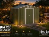 Metal Shed  9 x 6ft