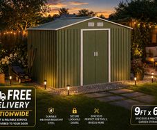 Metal Shed  9 x 6ft