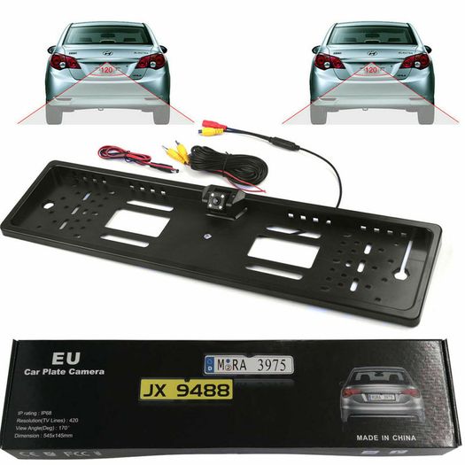 Car Rear View Reversing HD Camera Back Up Parking Number Plate Night Vision