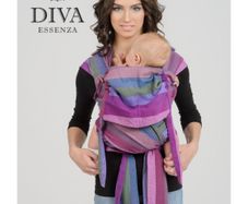 Baby sling, baby carrier Diva Milano MeinTai, babywear