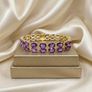 Amethyst Double Row Bracelet Image 6
