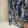 Oasis navy pattern button midi skirt - Like new Image 5