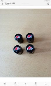 Brand New Audi S-Line Black Dust Caps x4