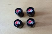 Brand New Audi S-Line Black Dust Caps x4